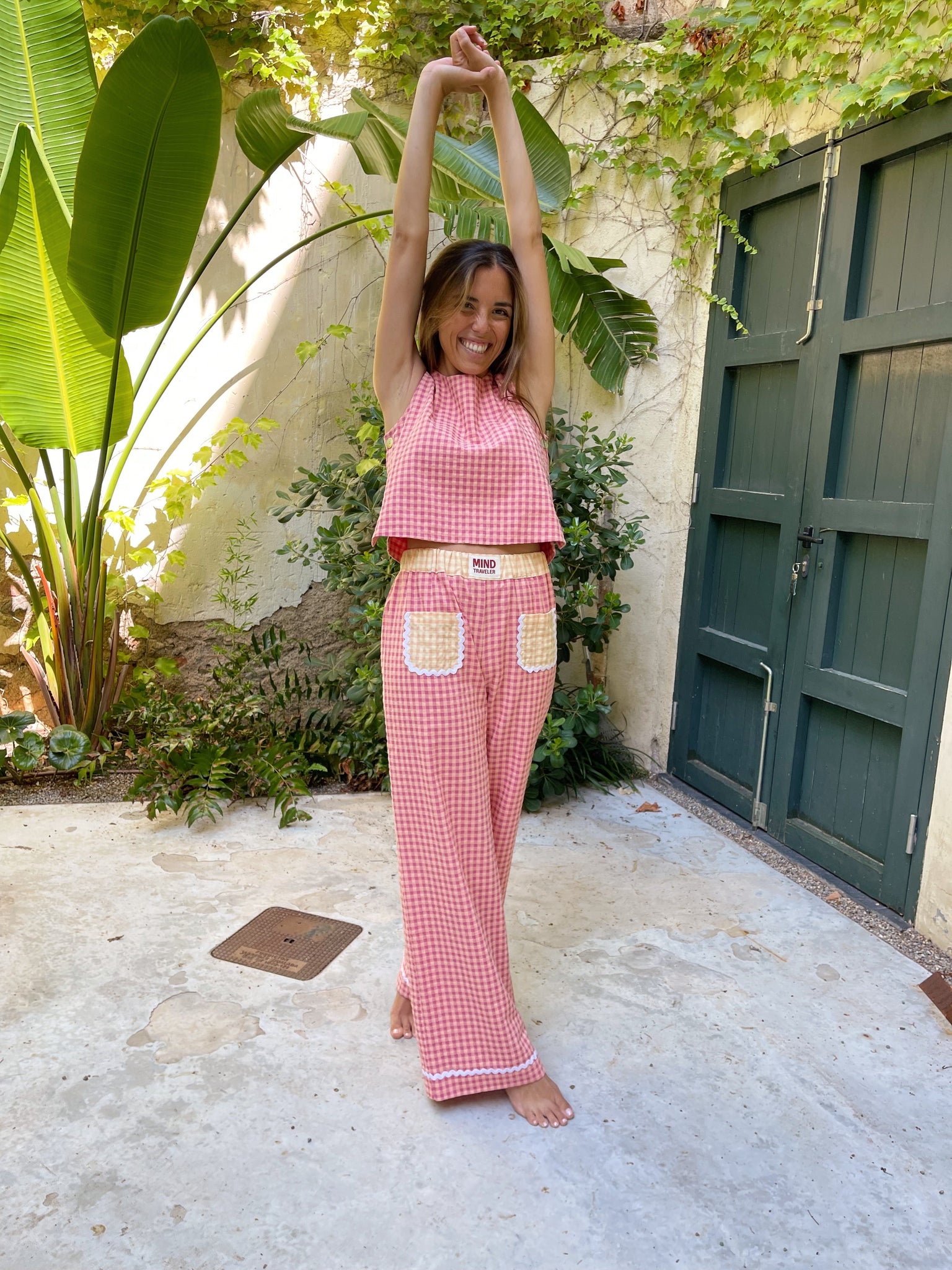 Pantaloni Greta Rosa