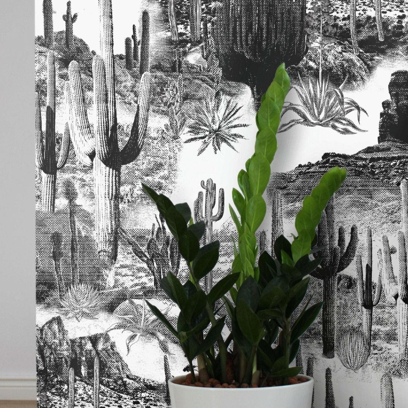 Carta da Parati Cactus - 8 fogli - 5,60 mq