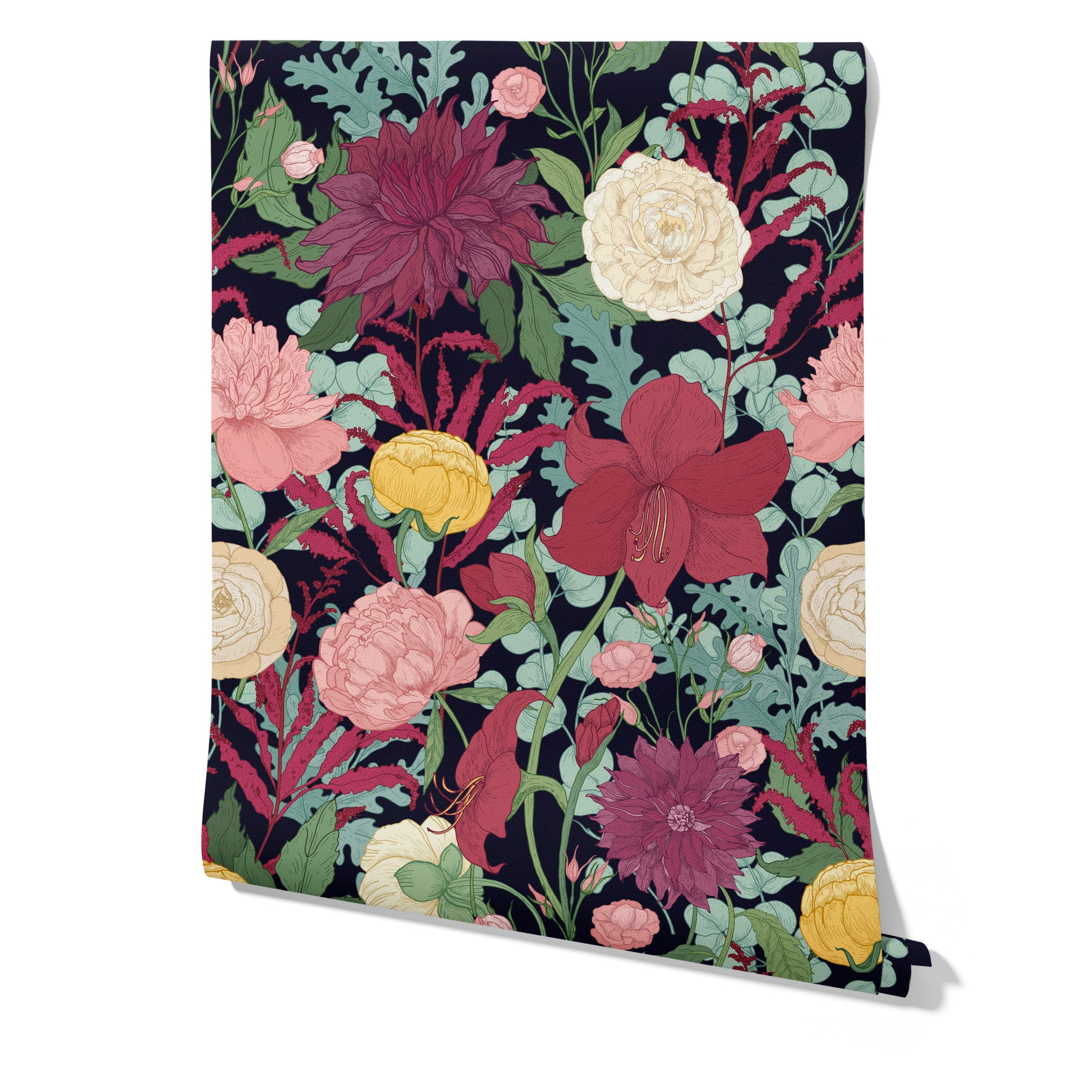 Carta da Parati Floreale - 8 fogli - 5,60 mq