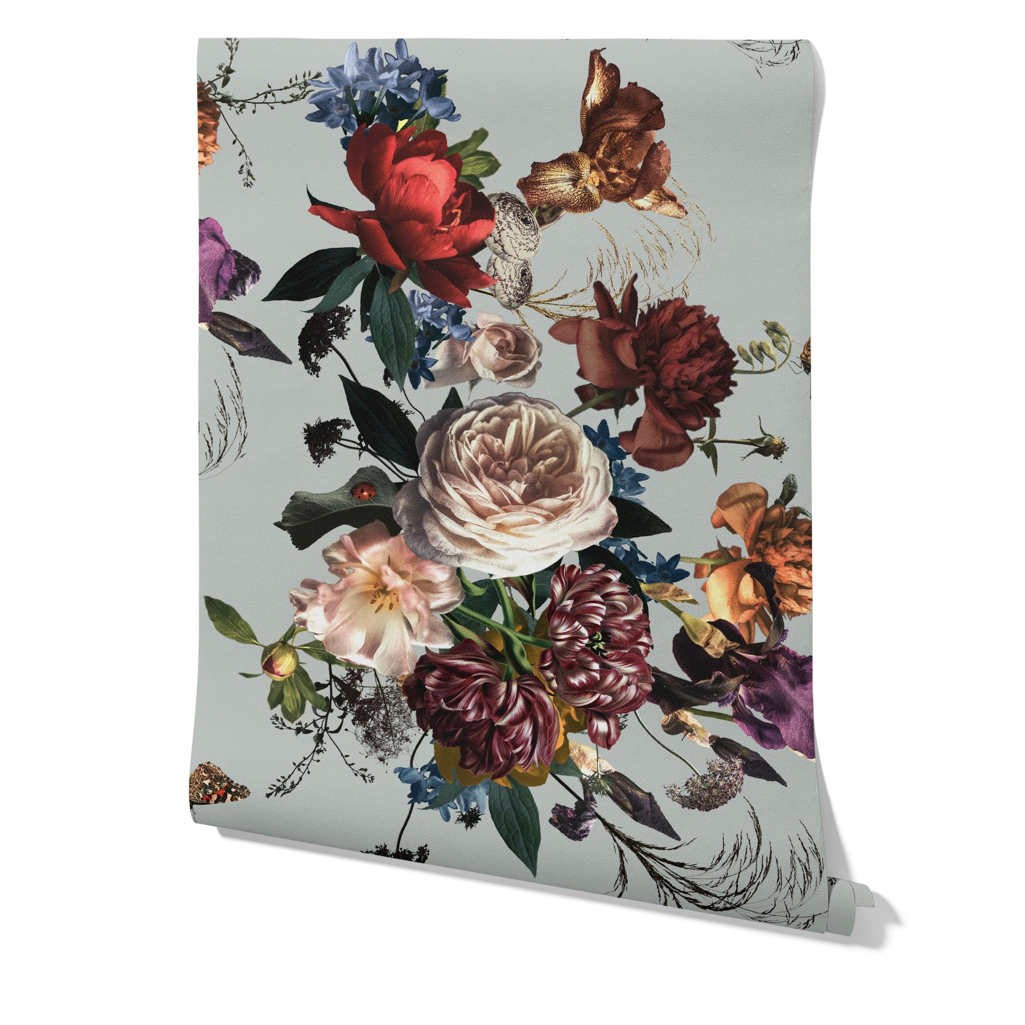 Carta da Parati Floreale Rinascimento - 8 fogli - 5,60 mq