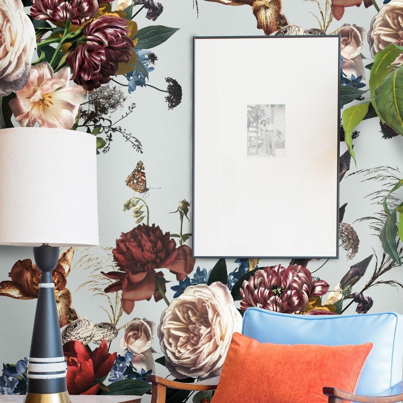 Carta da Parati Floreale Rinascimento - 8 fogli - 5,60 mq