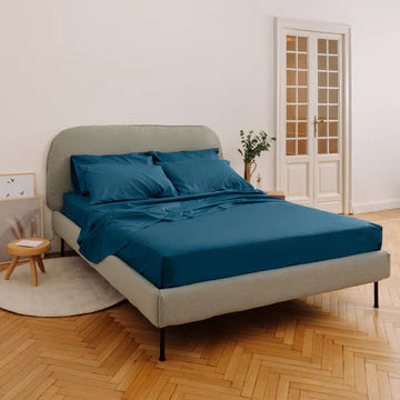 Federe Percalle - Blu Petrolio