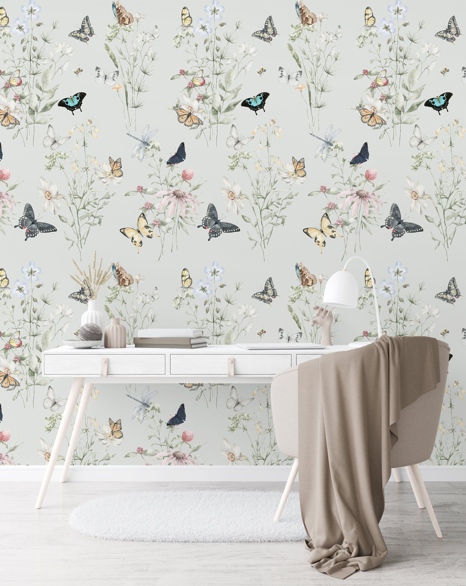 Carta da Parati Farfalle - 8 fogli - 5,60 mq