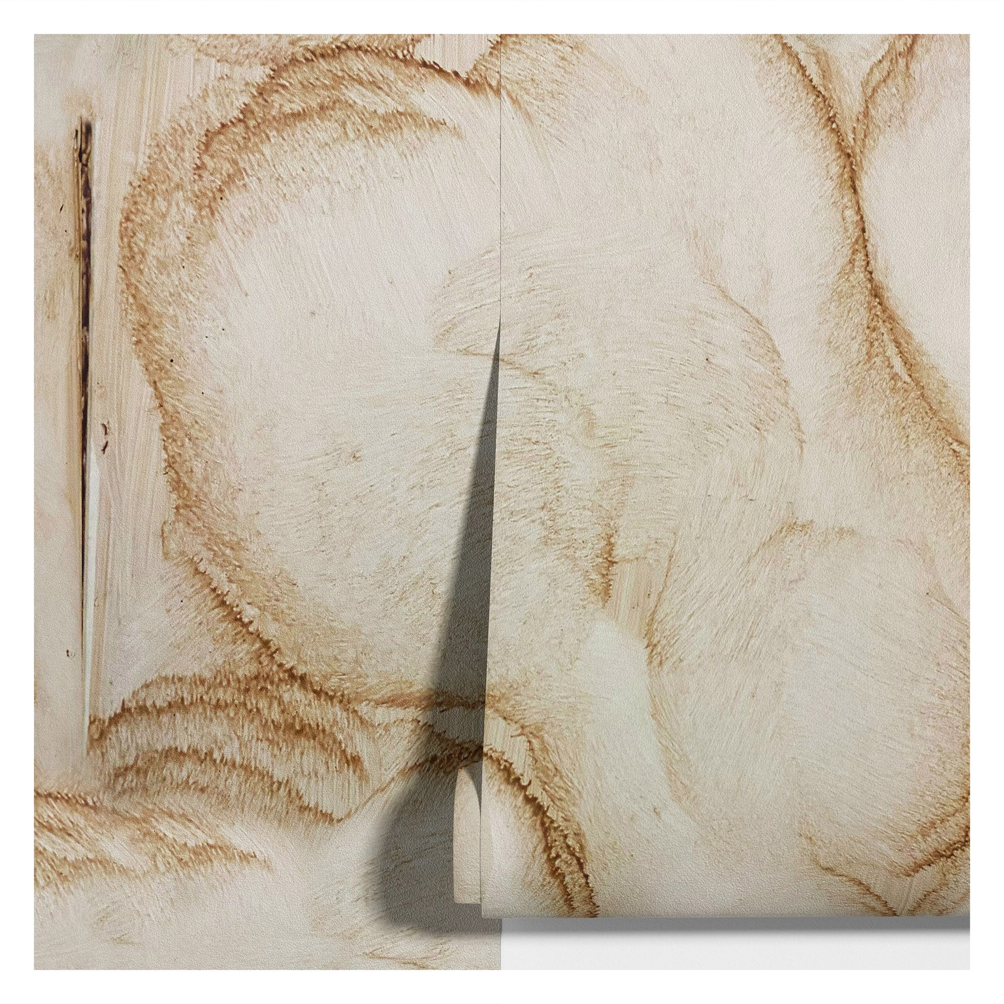 Carta da Parati Moderna con Macchie Astratte - Rivestimento Murale Effetto Inchiostro, Tinte Naturali e Design Minimalista - 2 rotoli di carta 90 cm x 260 cm - 4.68 mq