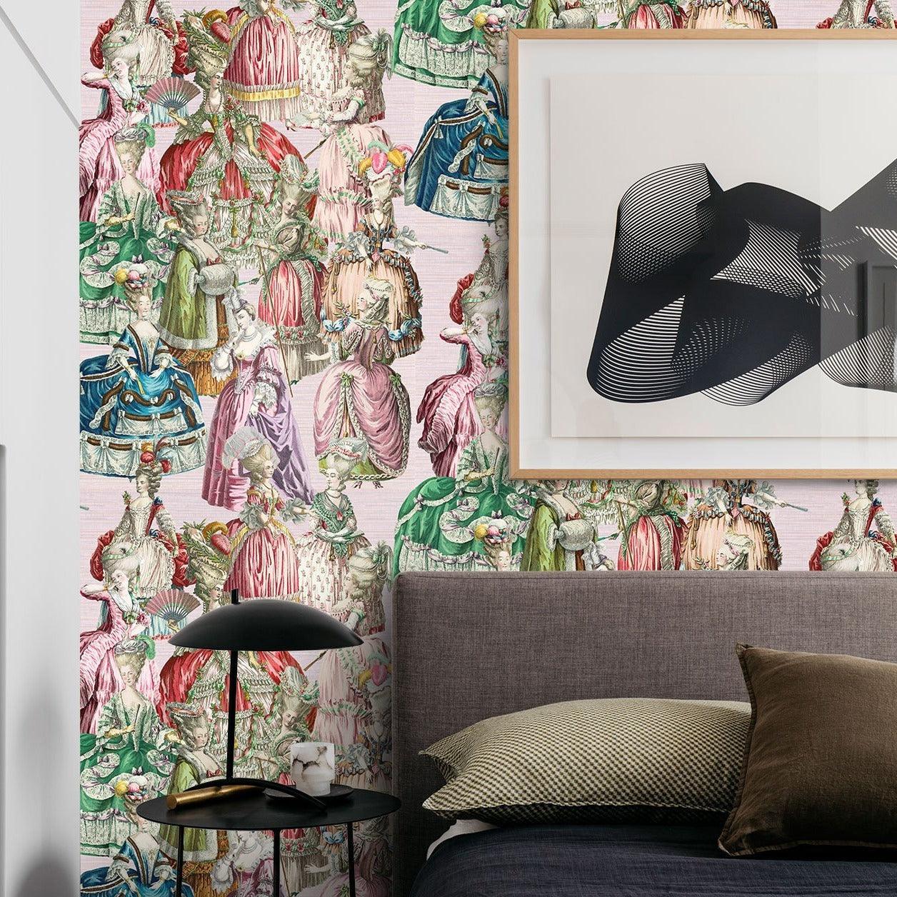 Carta da Parati Francese Marie Antoniette - 8 fogli - 5,60 mq