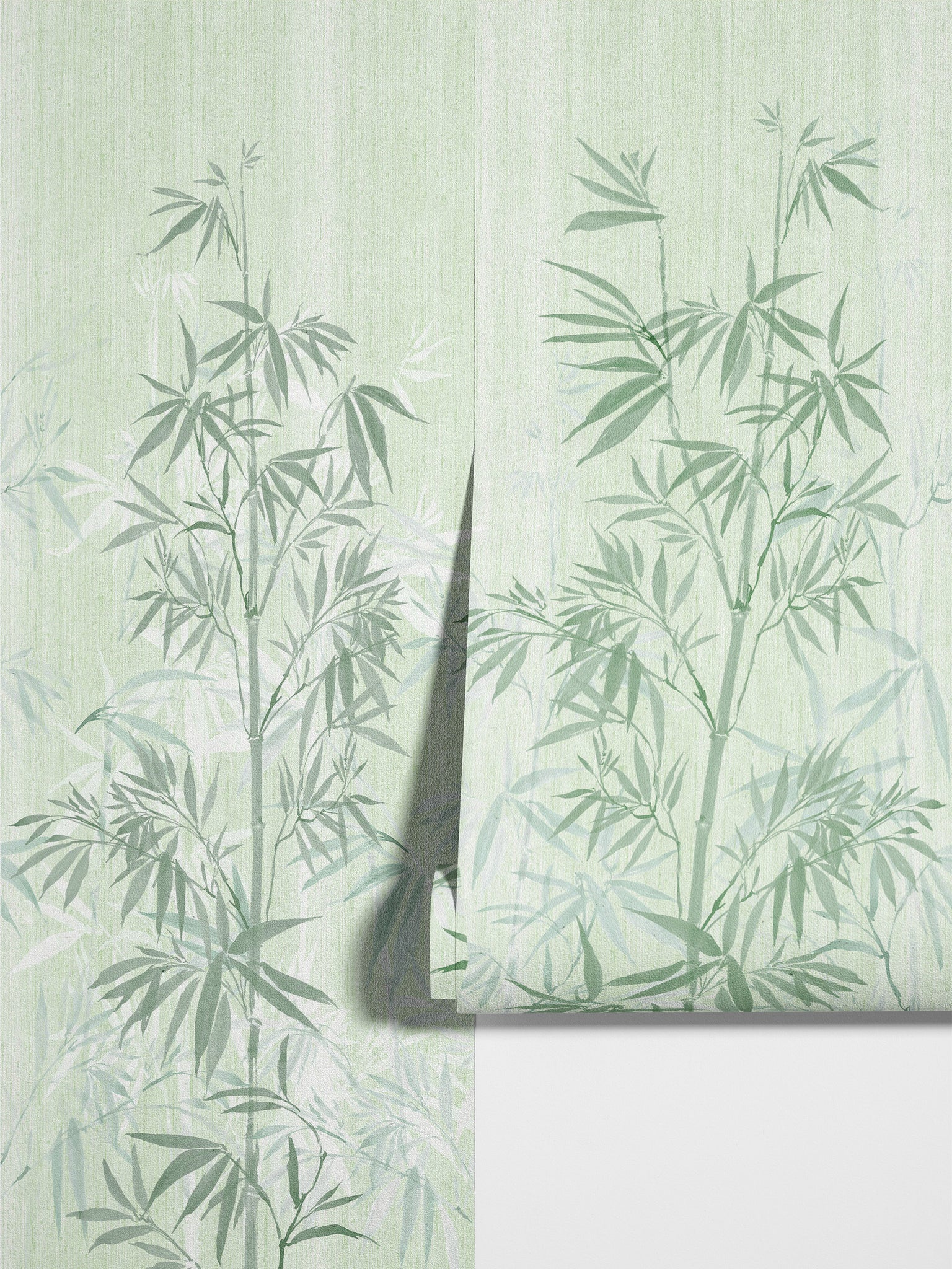 Carta da Parati Foresta di Bambù - 2 rotoli di carta 90 cm x 260 cm - 4.68 mq