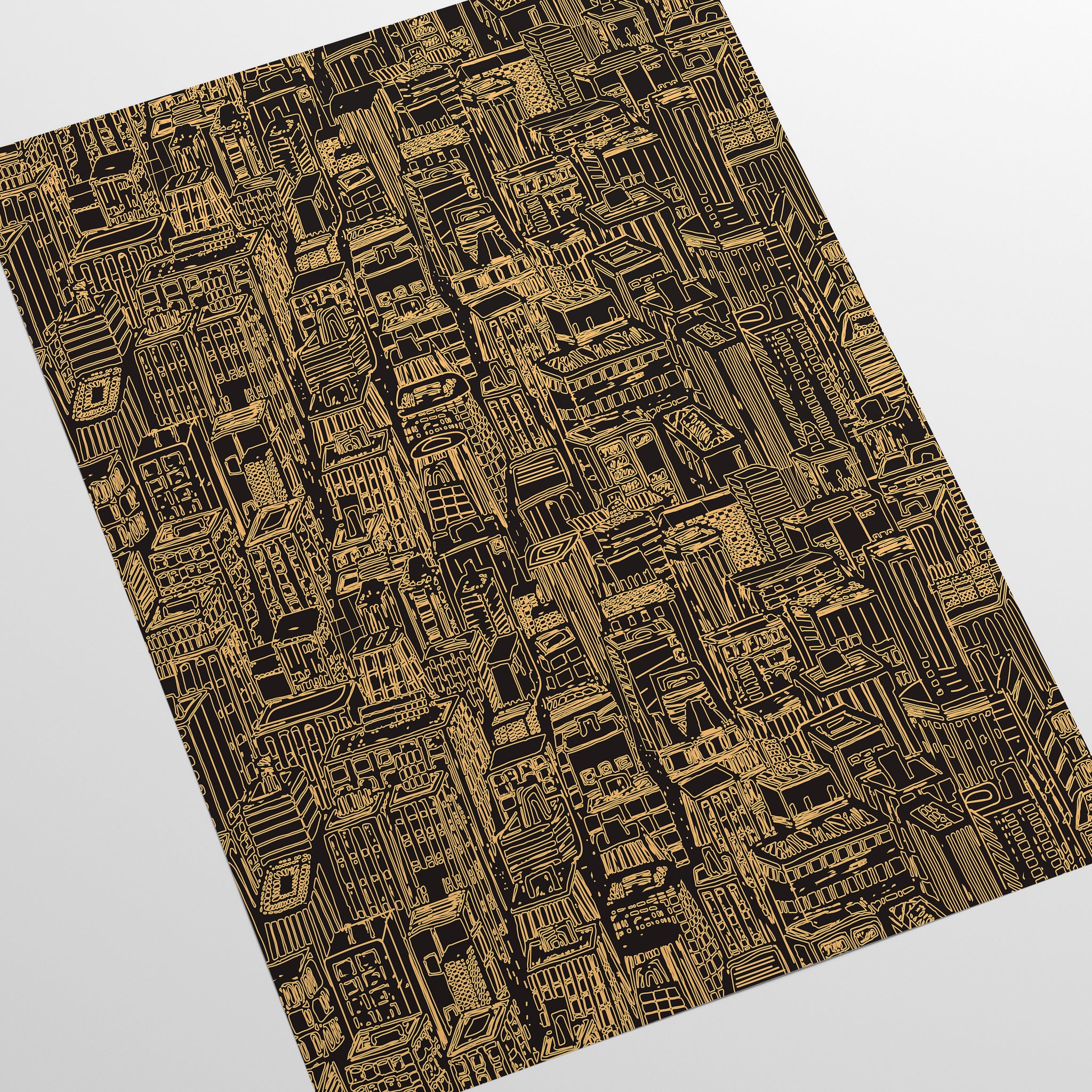 Carta da Parati New York - 8 fogli - 5,60 mq