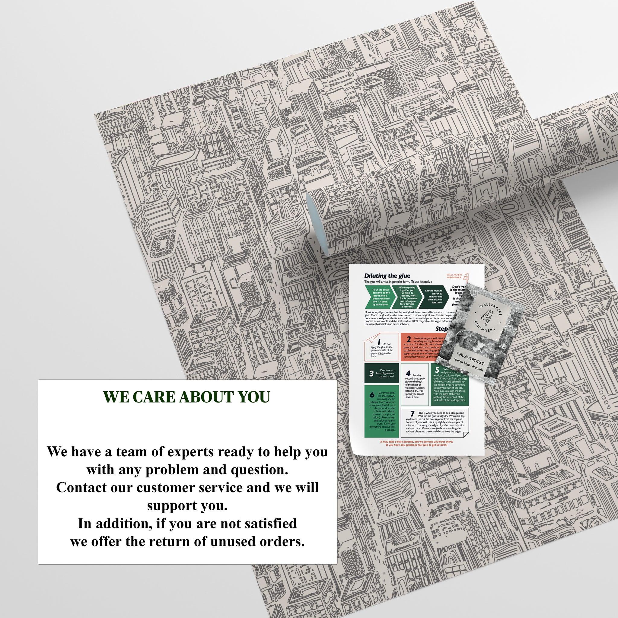 Carta da Parati Grattacieli New York - 8 fogli - 5,60 mq