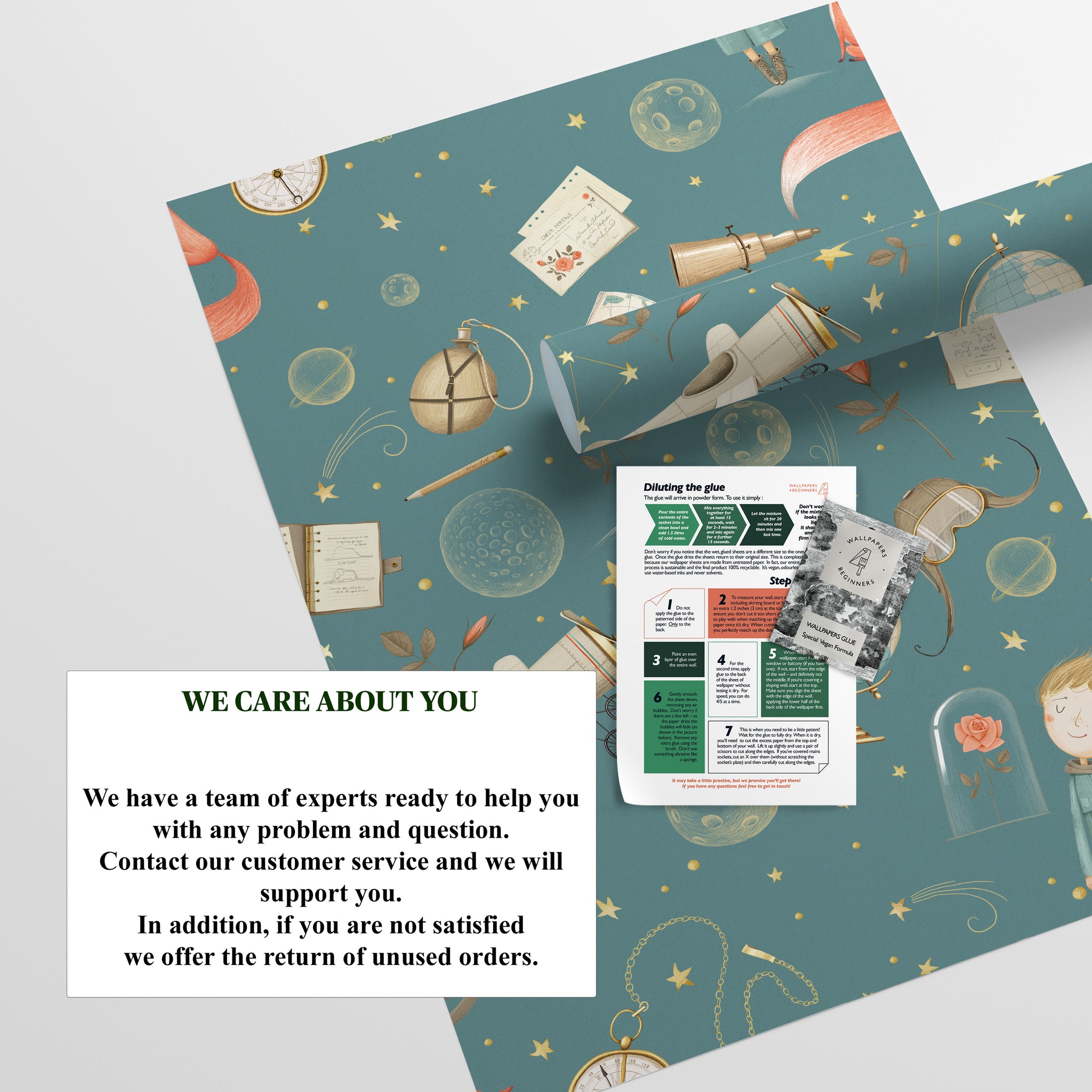 Carta da Parati Il Piccolo Principe - 8 fogli - 5,60 mq