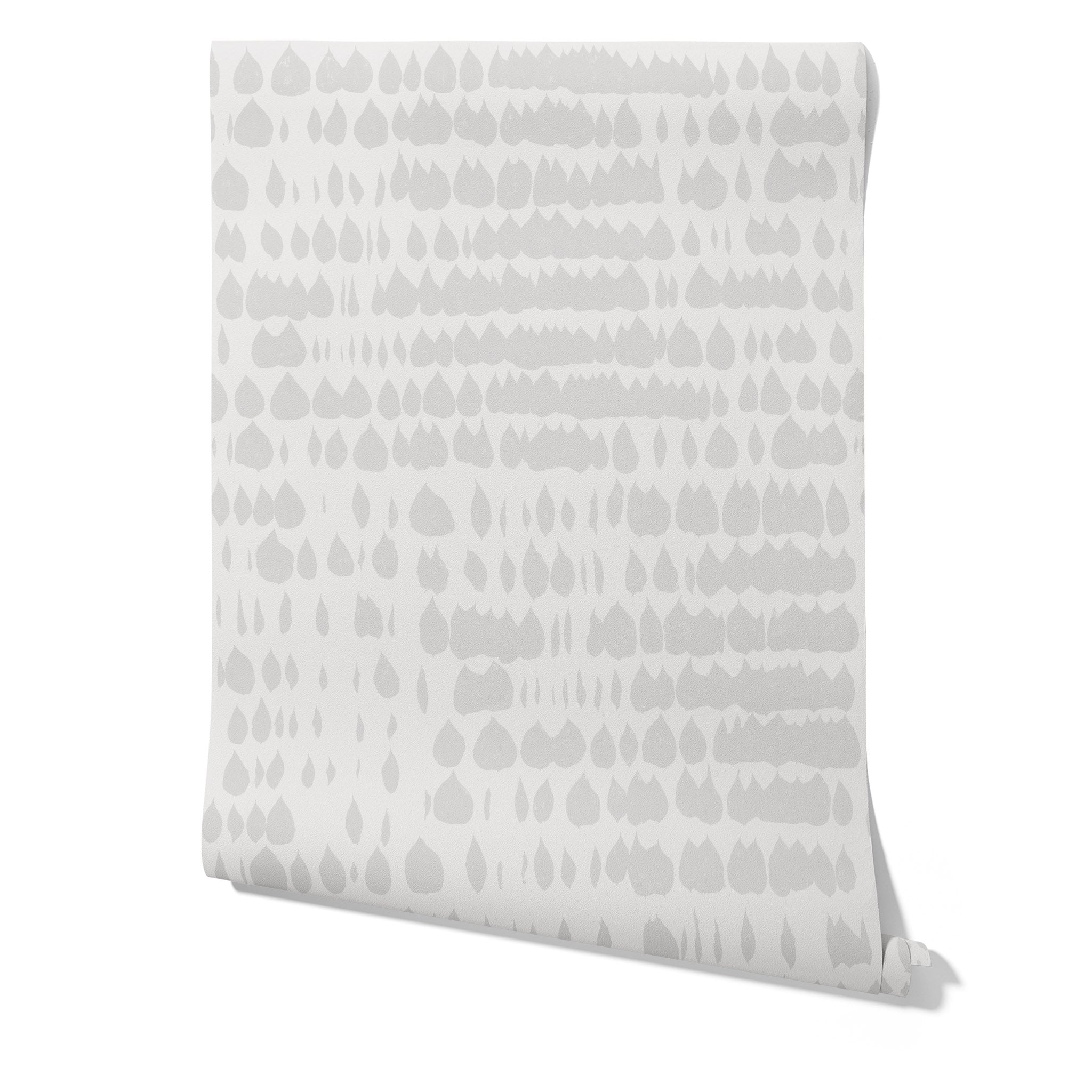 Carta da Parati Bianca Grigia - 8 fogli - 5,60 mq