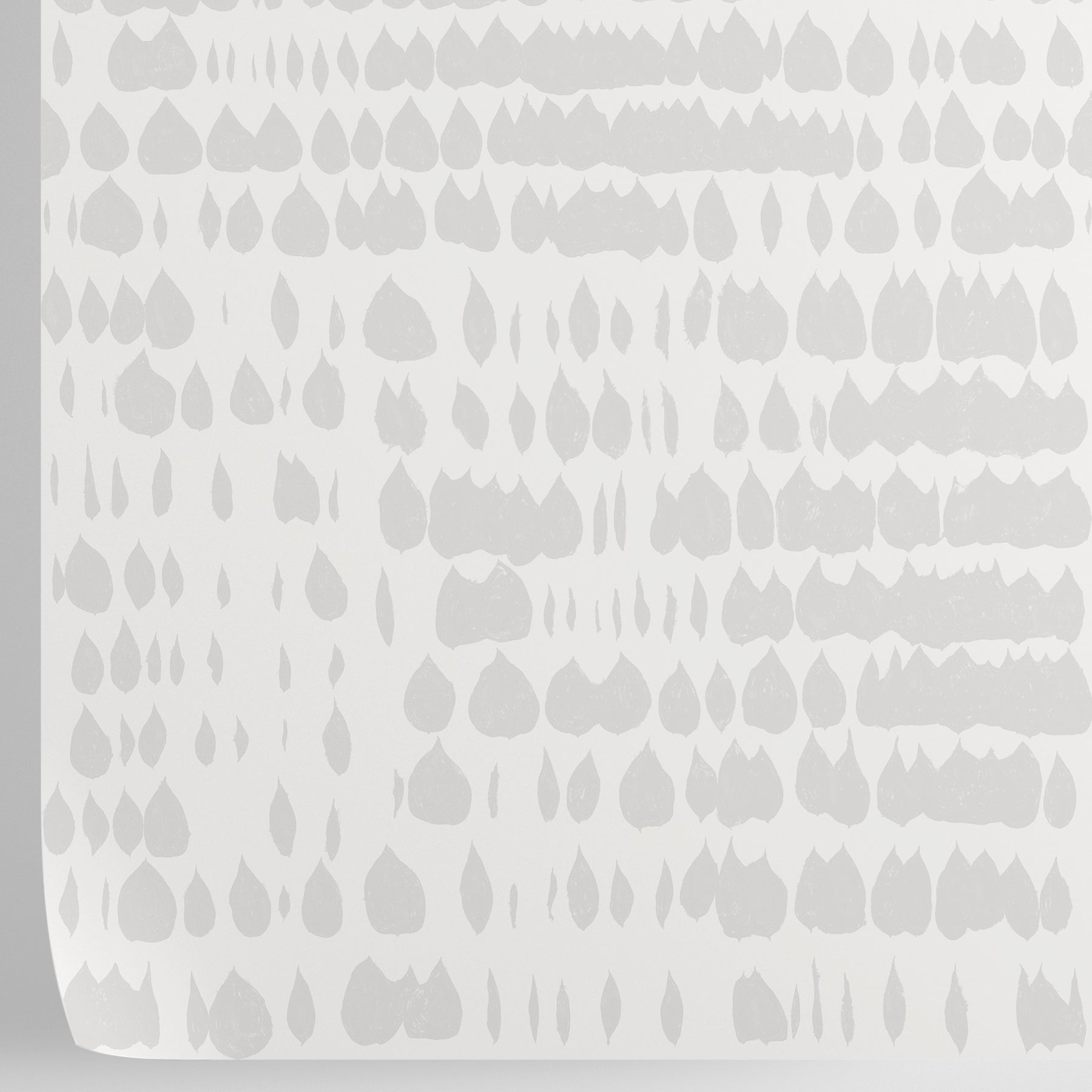 Carta da Parati Bianca Grigia - 8 fogli - 5,60 mq