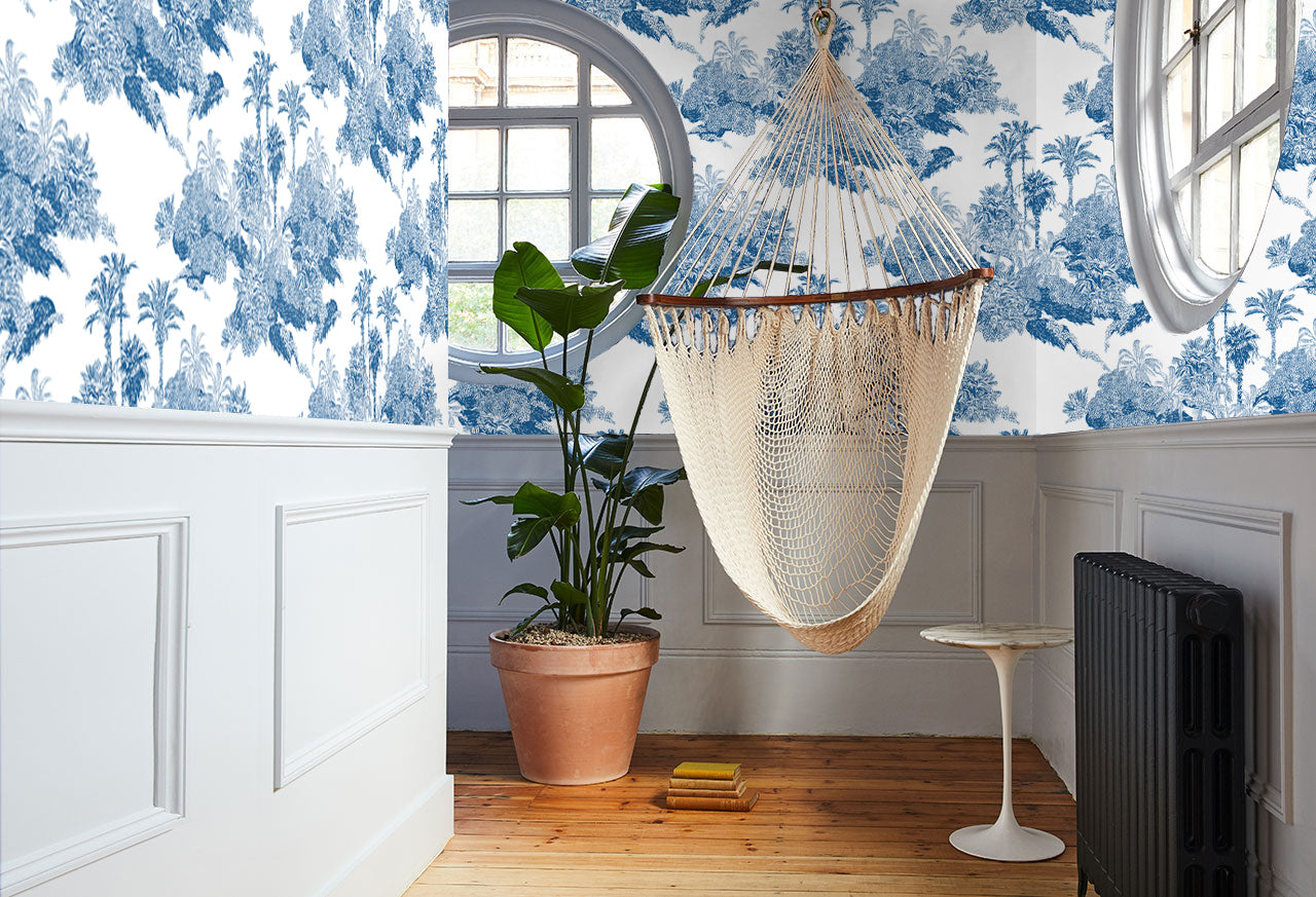 Carta da Parati Toile de Jouy - 8 fogli - 5,60 mq