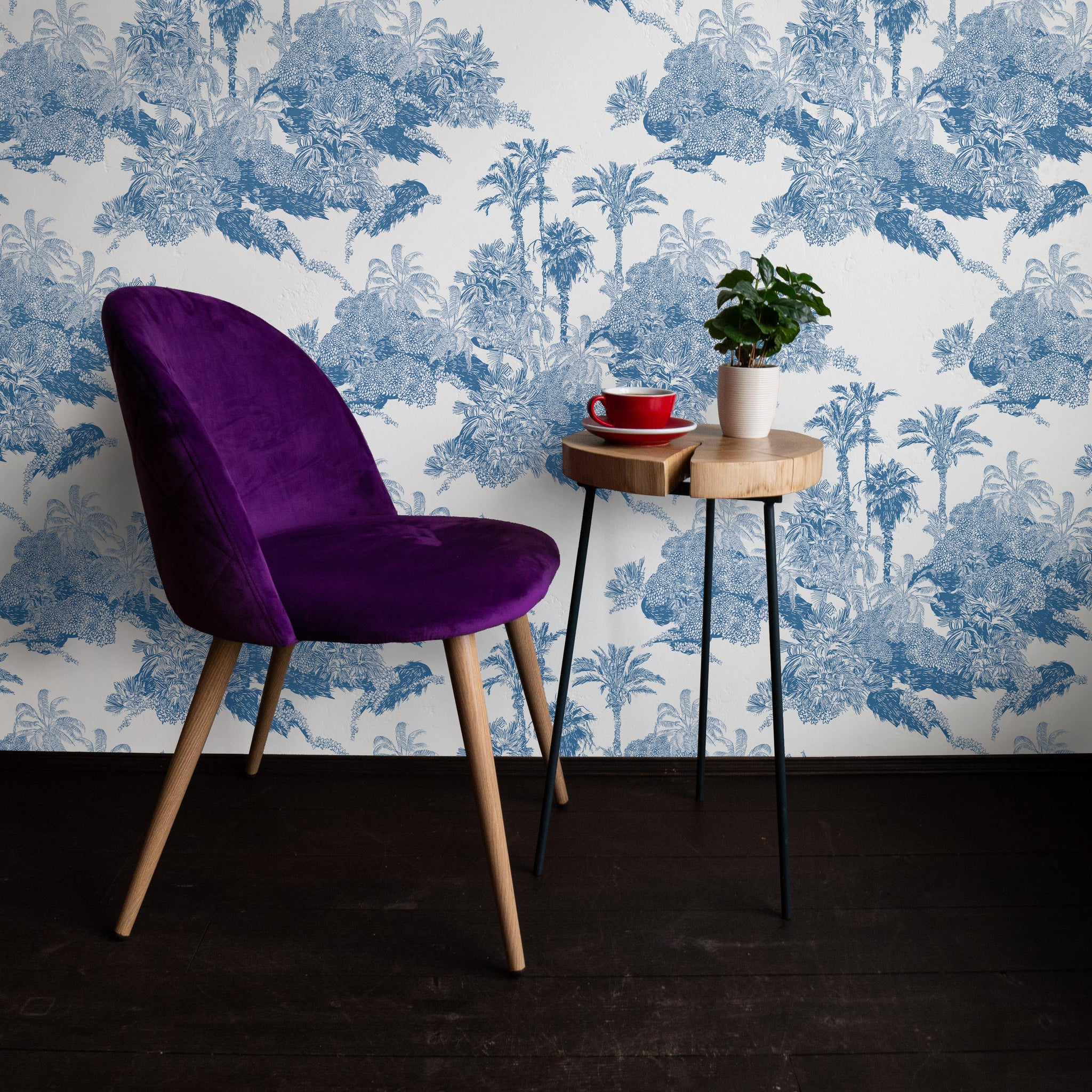 Carta da Parati Toile de Jouy - 8 fogli - 5,60 mq