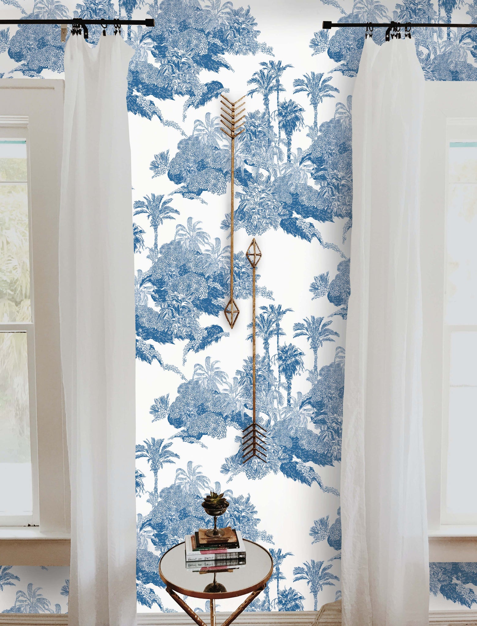 Carta da Parati Toile de Jouy - 8 fogli - 5,60 mq