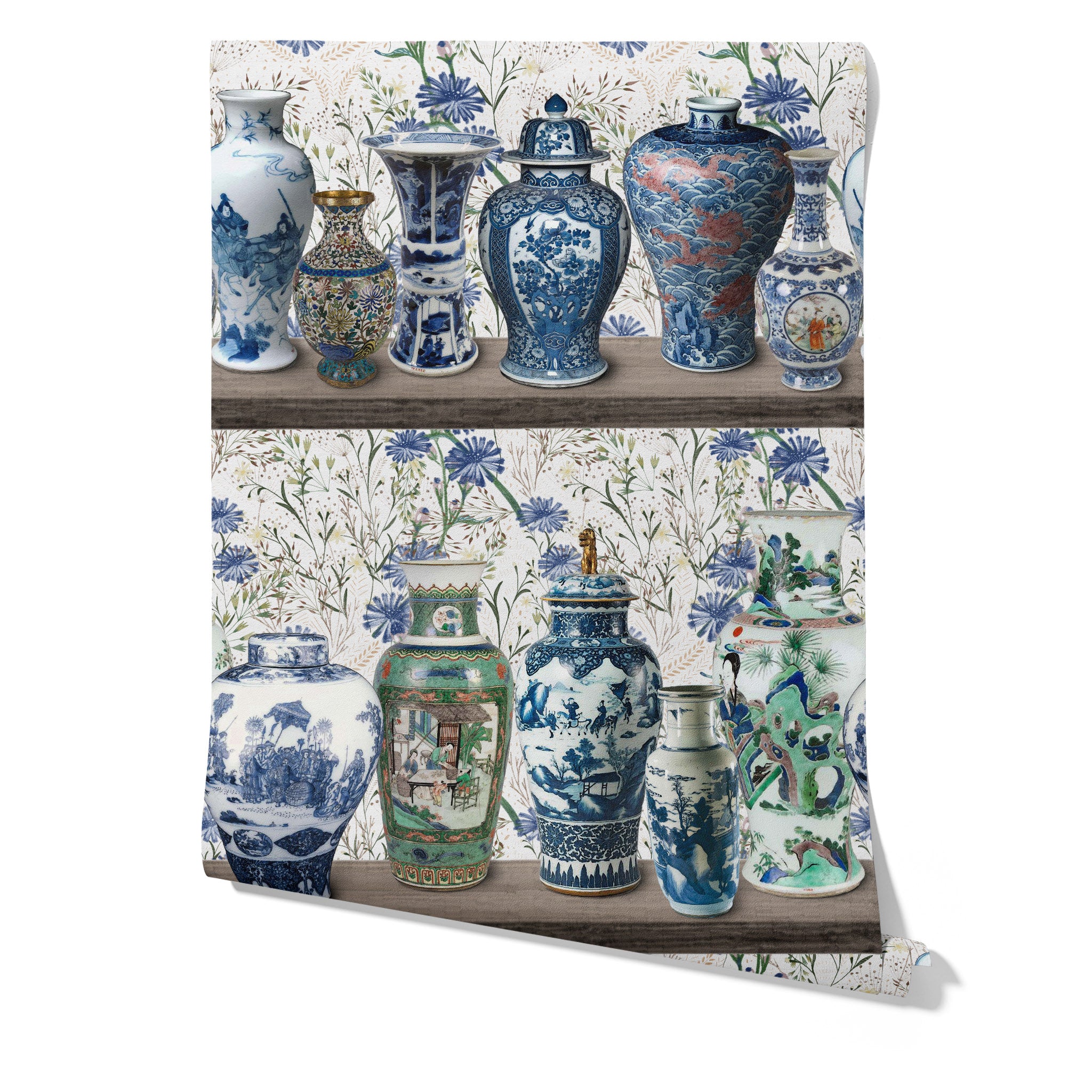 Carta da Parati Vasi Cinesi - 8 fogli - 5,60 mq