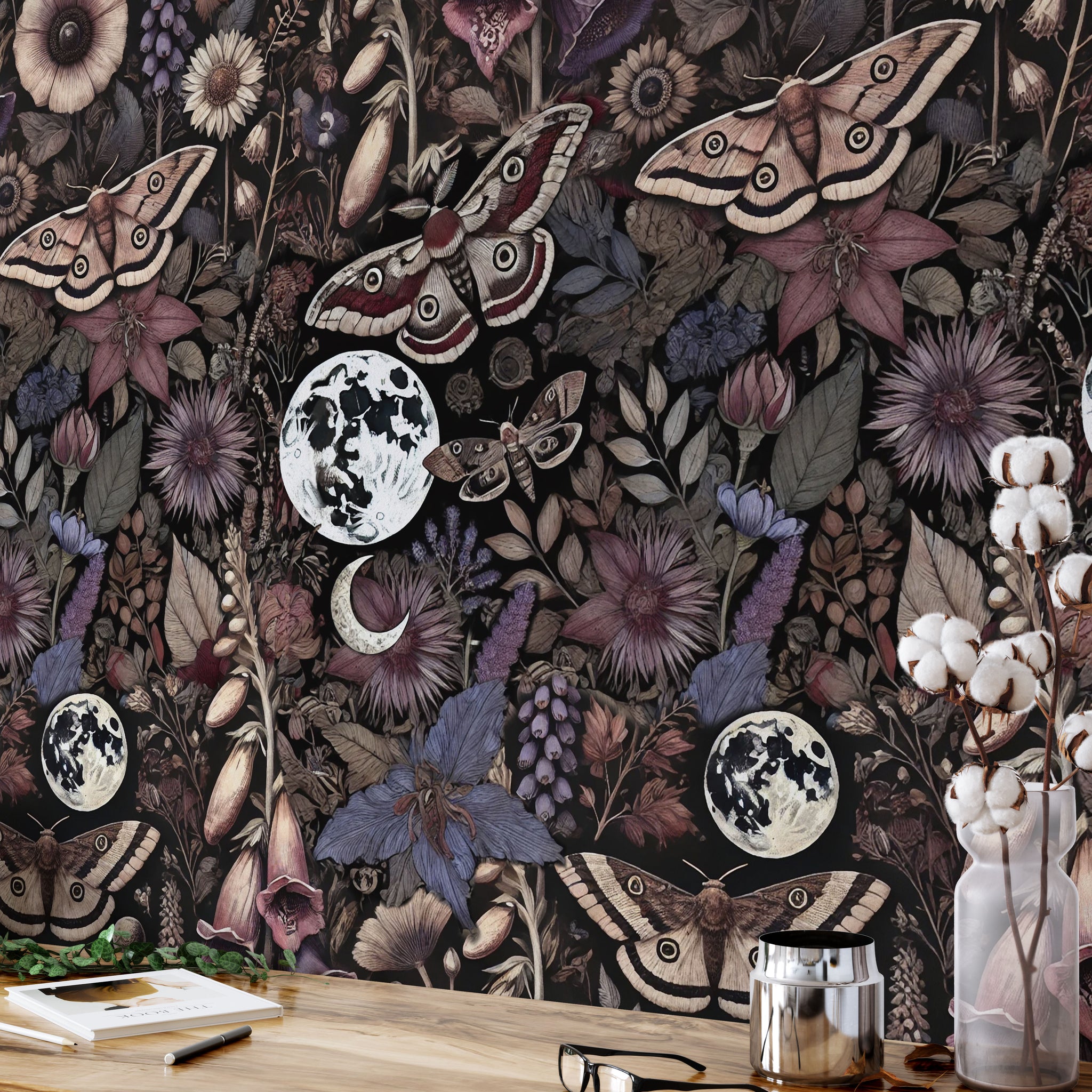 Carta da Parati Giardino Gotico - 8 fogli - 5,60 mq