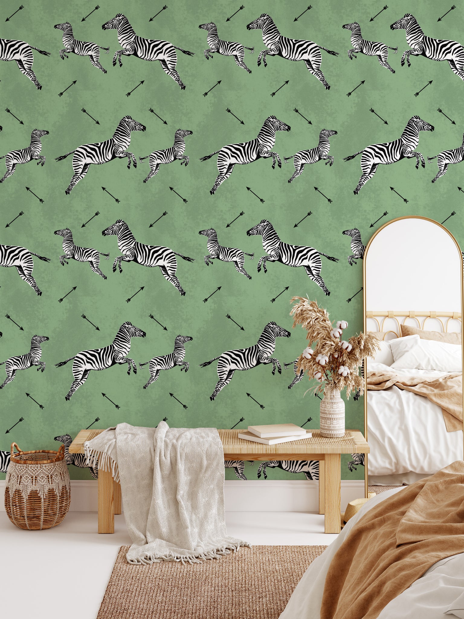 Carta da Parati Zebra - 8 fogli - 5,60 mq