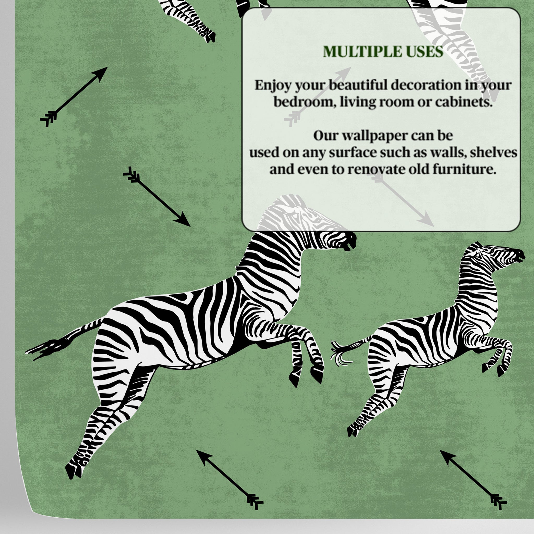 Carta da Parati Zebra - 8 fogli - 5,60 mq