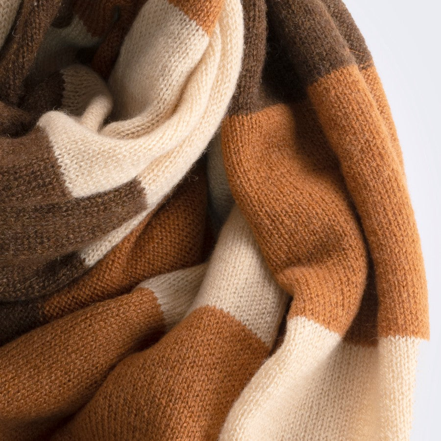 Sciarpa "Tricot Leggera" colore nuance di beige