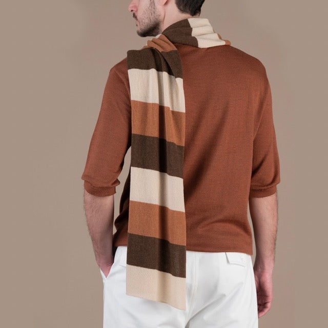 Sciarpa "Tricot Leggera" colore nuance di beige