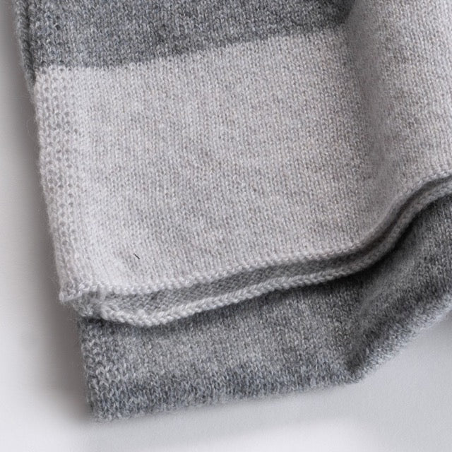Sciarpa  "Tricot Leggera" colore nuance di grigio
