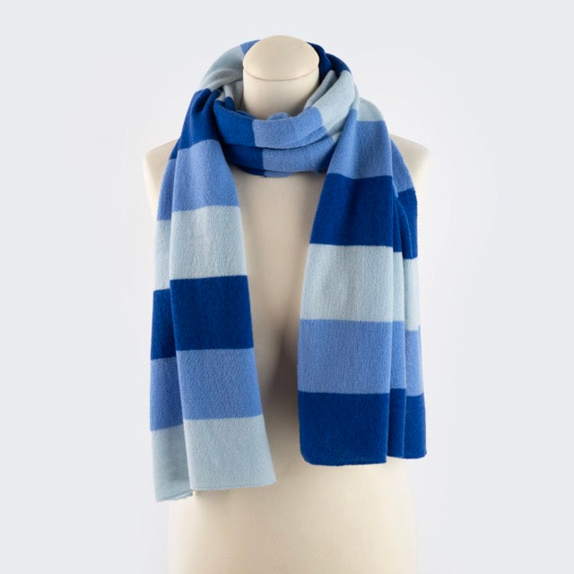 Sciarpa (Scarf) "Tricot Leggera" colore nuance di azzurro
