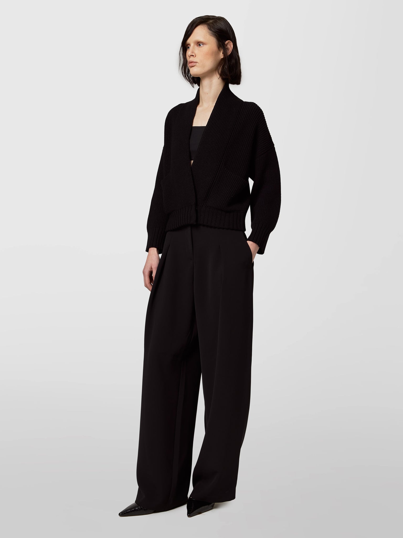Cardigan Blousonmanica Lunga