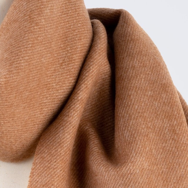 Sciarpa  "Biella Frange"colore vicuna