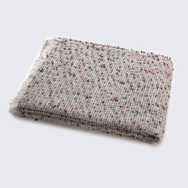 Plaid  "Milano" colore grigio