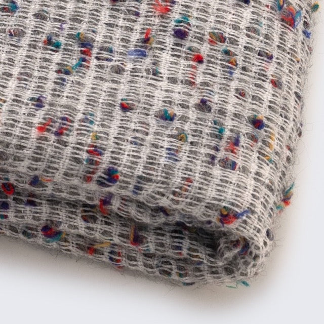 Plaid  "Milano" colore grigio