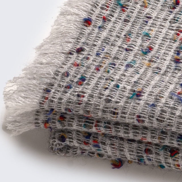 Plaid  "Milano" colore grigio