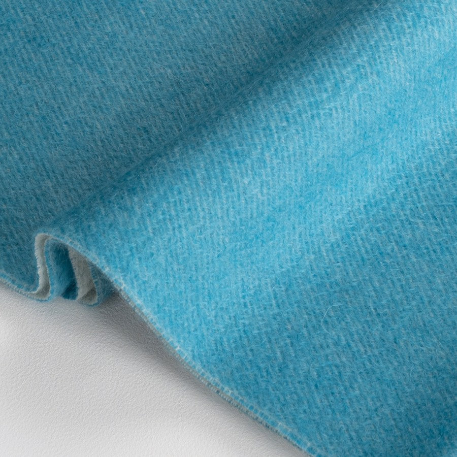 Sciarpa "Biella Frange" colore  wedgewood