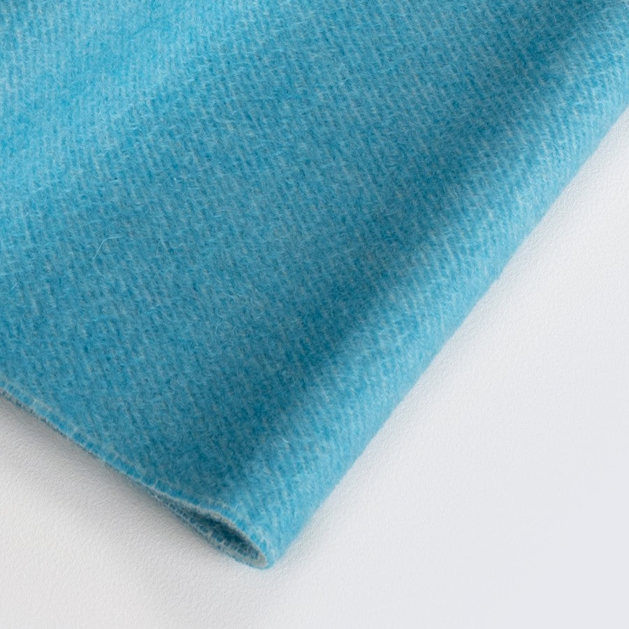 Sciarpa "Biella Frange" colore  wedgewood