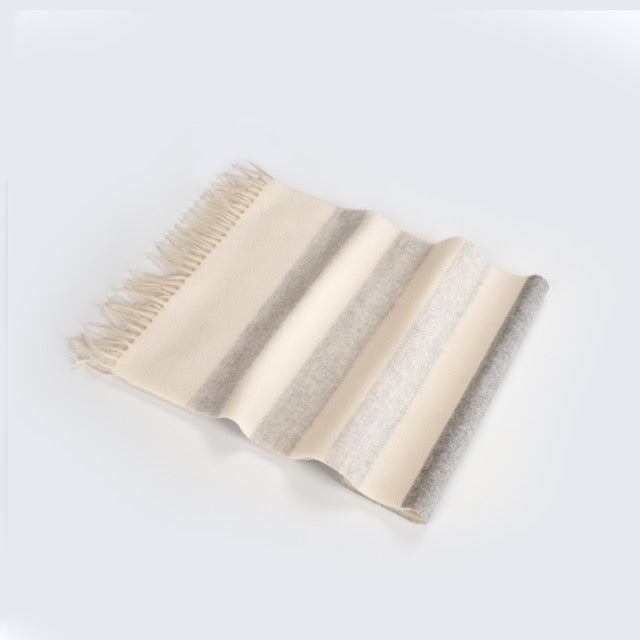 Sciarpa  "Cannes Frange" colore grigio