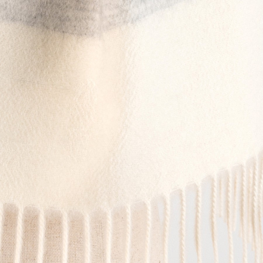 Sciarpa  "Cannes Frange" colore grigio