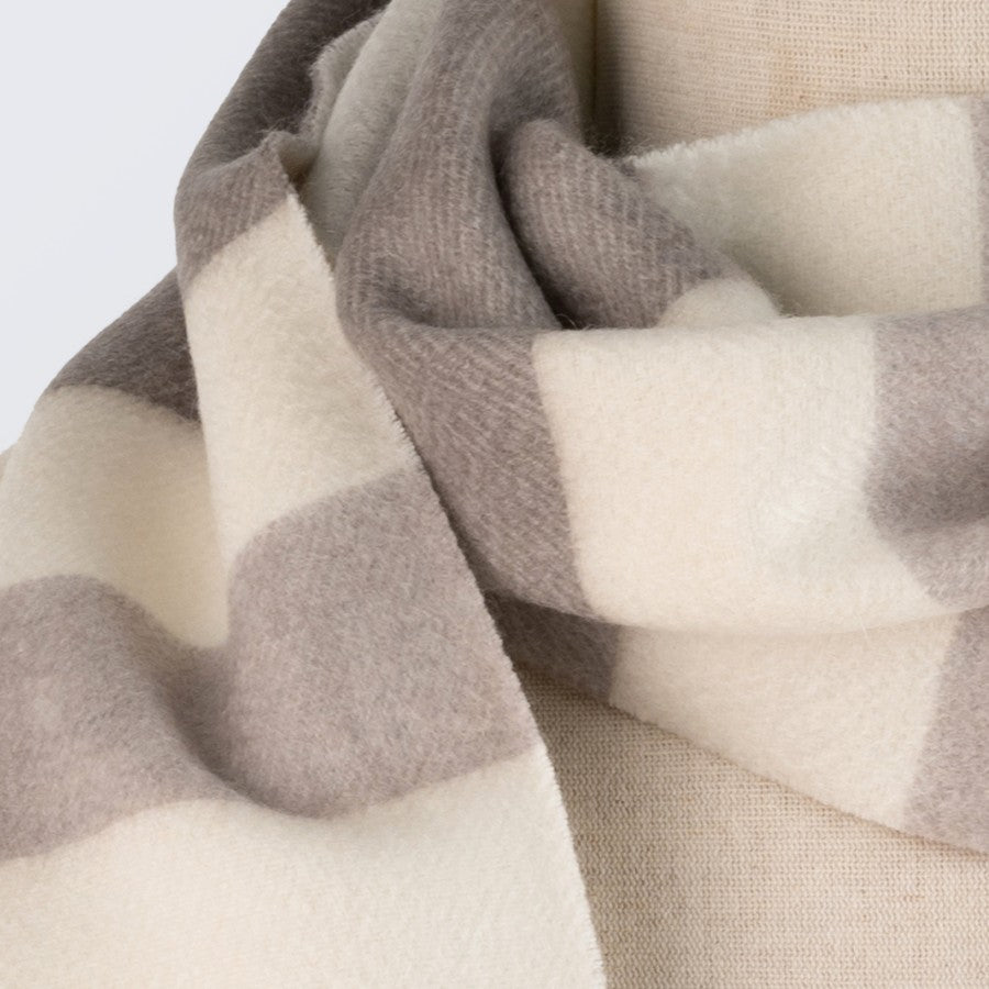 Sciarpa  "Cannes Frange" colore grigio