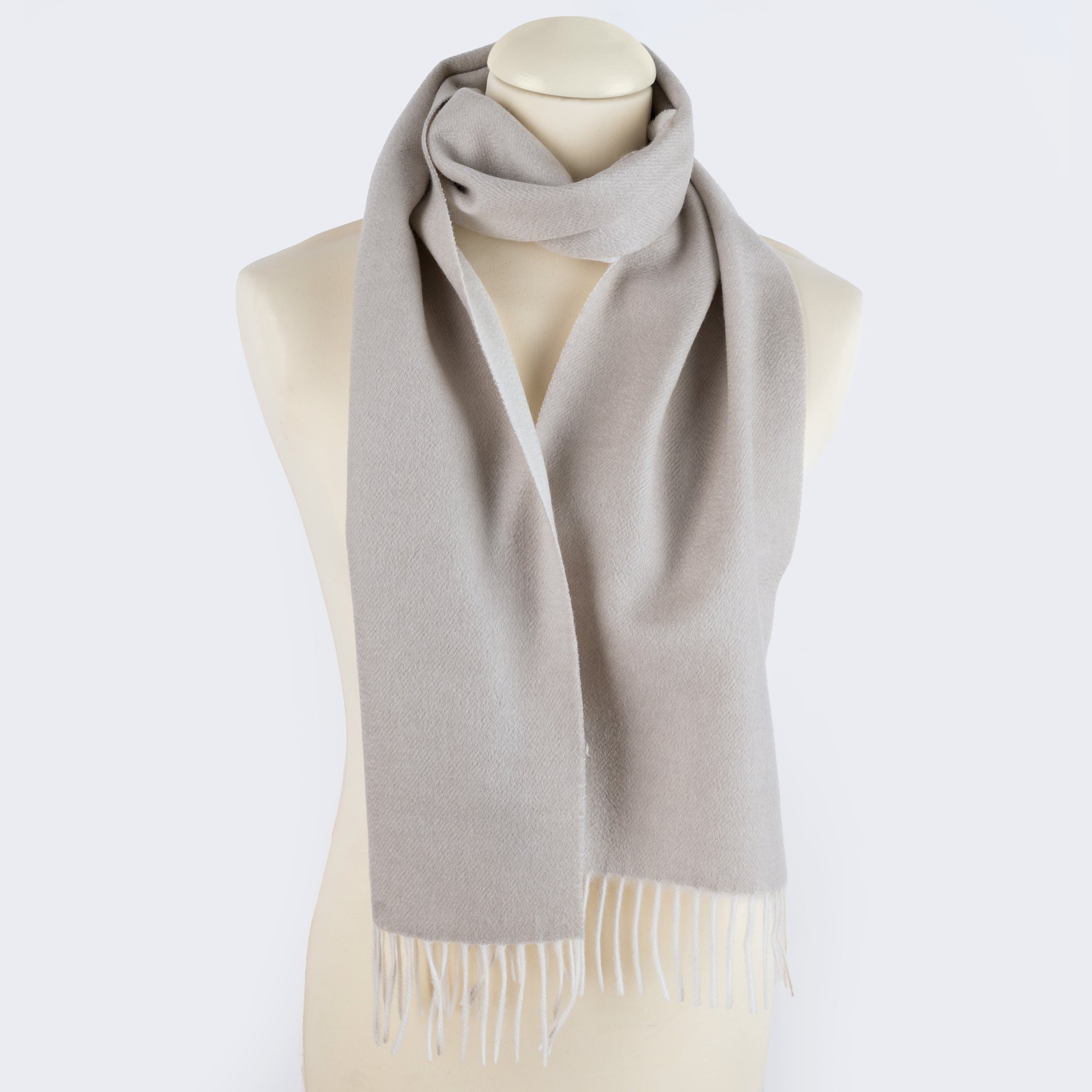 Sciarpa "Biella Frange" colore silk