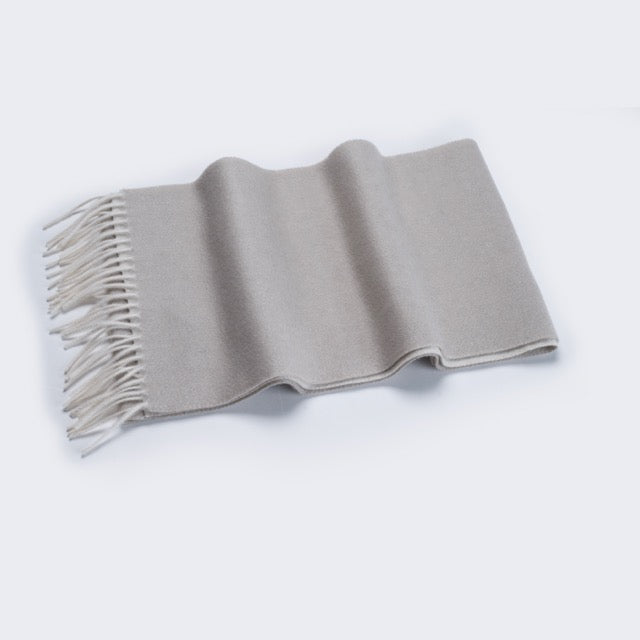 Sciarpa "Biella Frange" colore silk