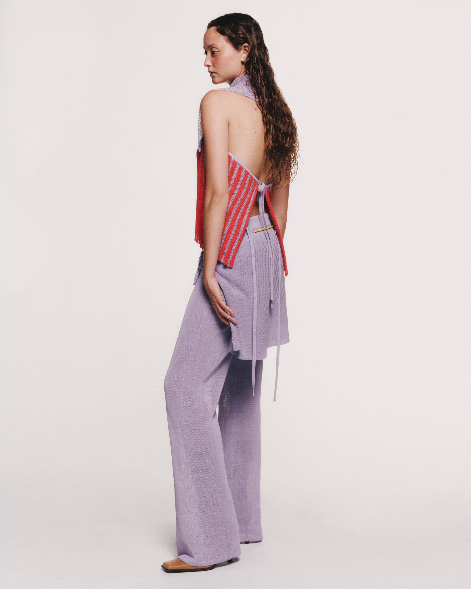 Miele pareo-trousers Lilac