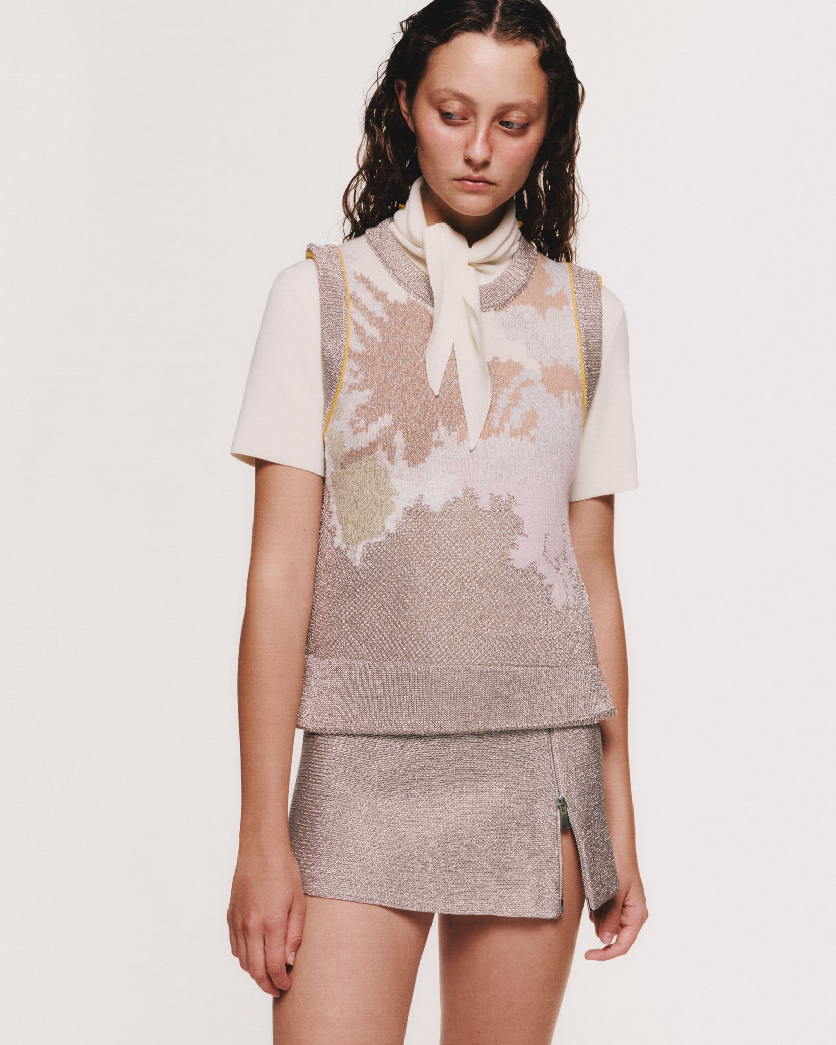 Wams! Metallic reversible vest
