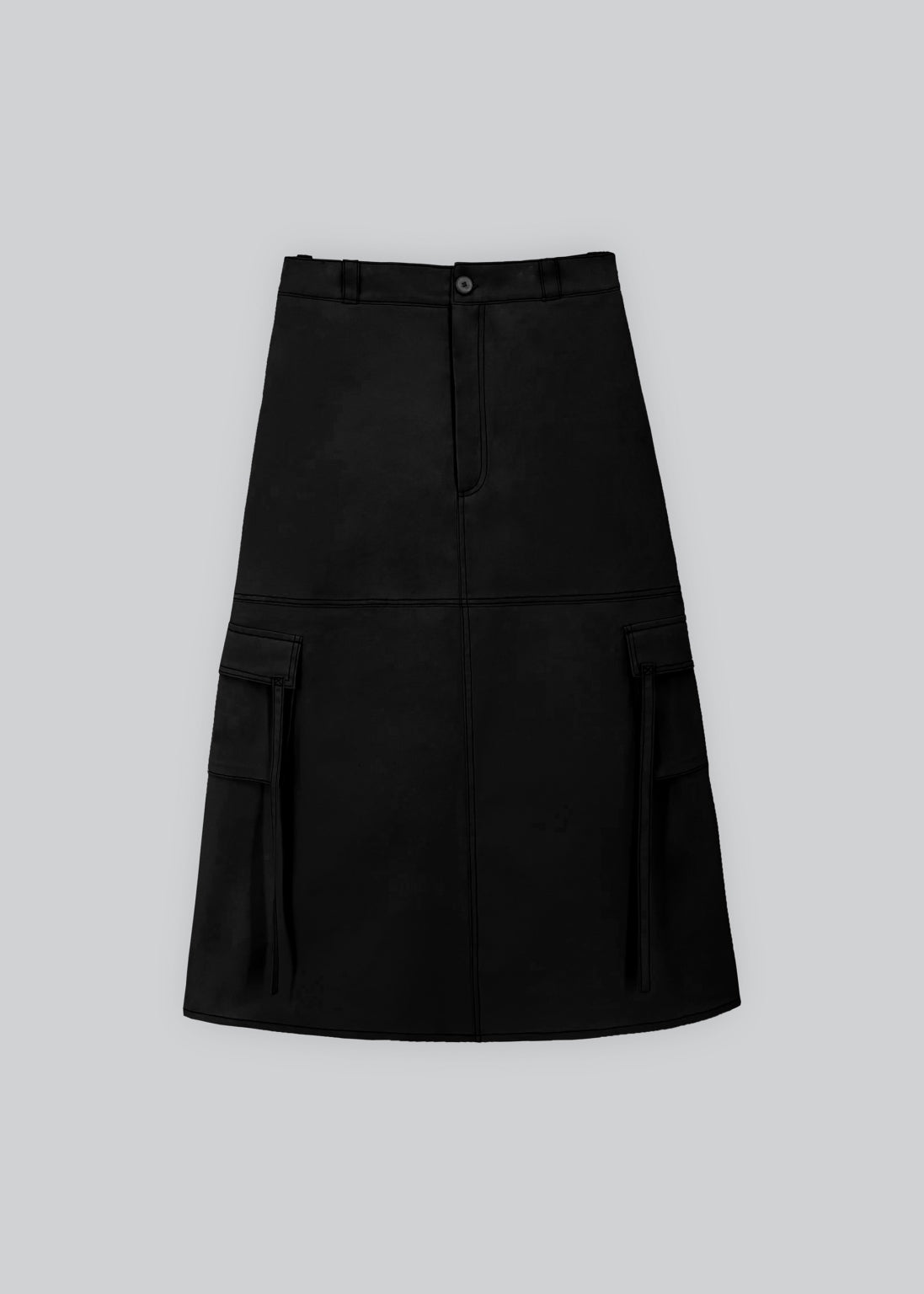 Gonna lunga cargo - Nera