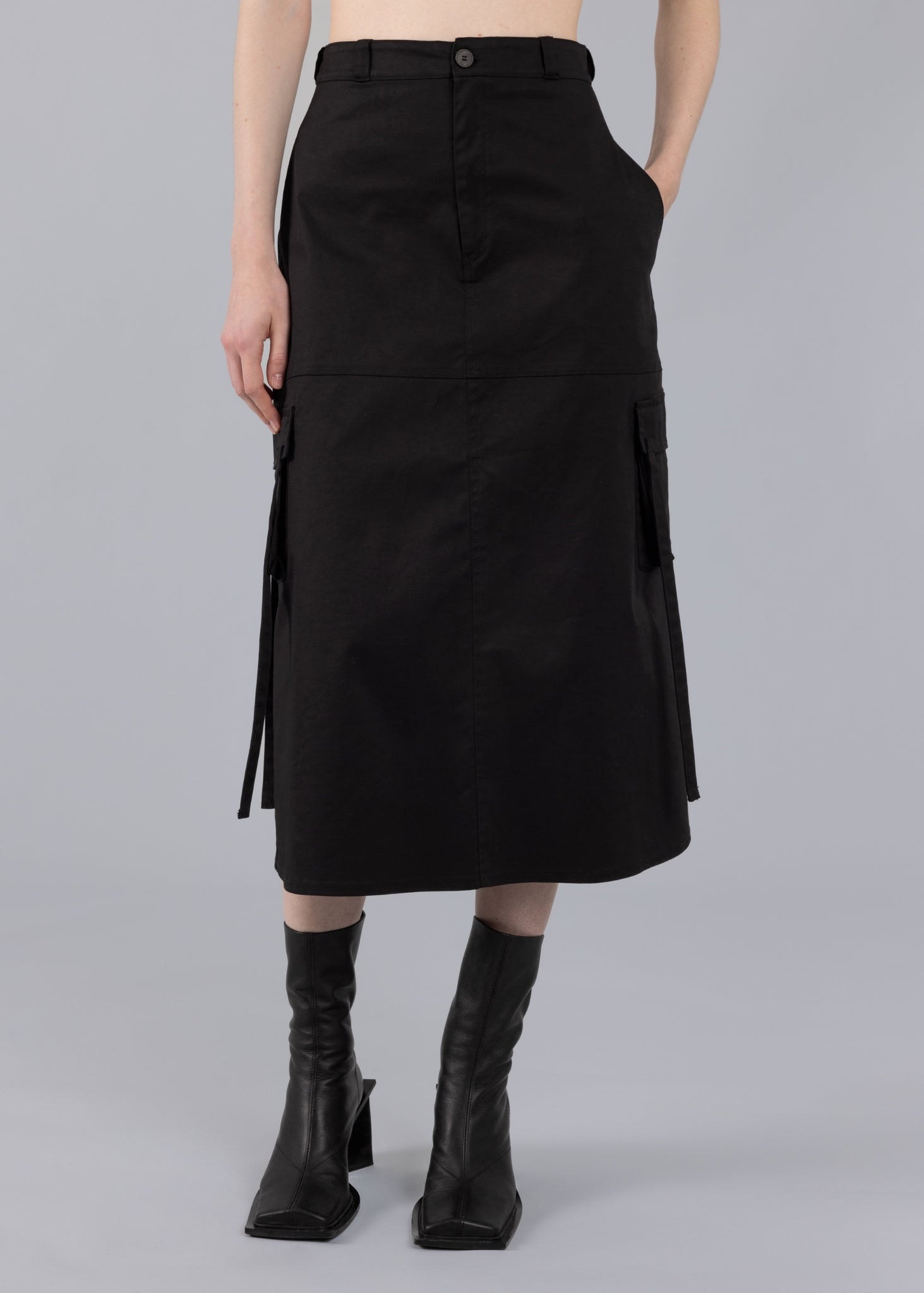 Gonna lunga cargo - Nera