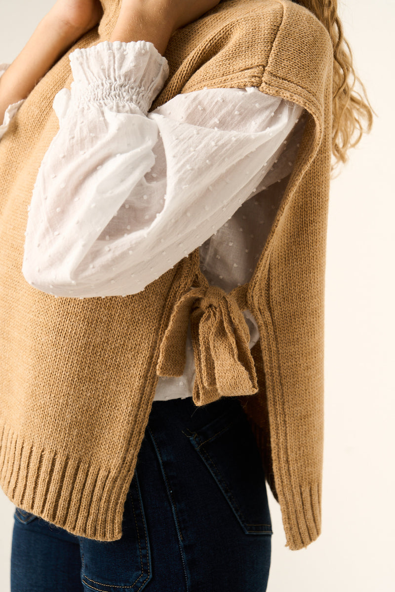 Gilet beige Juliet