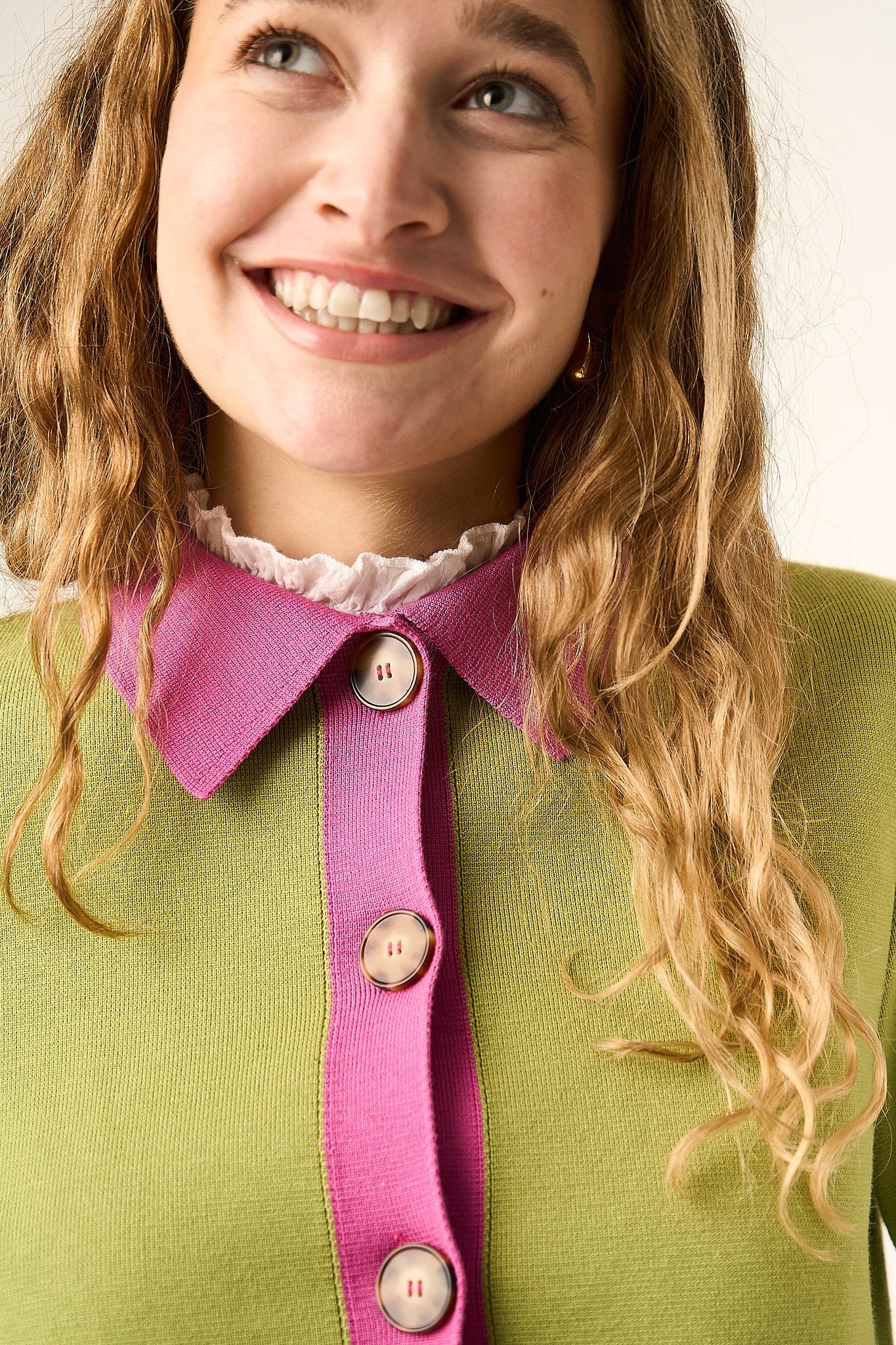 Cardigan verde dalia