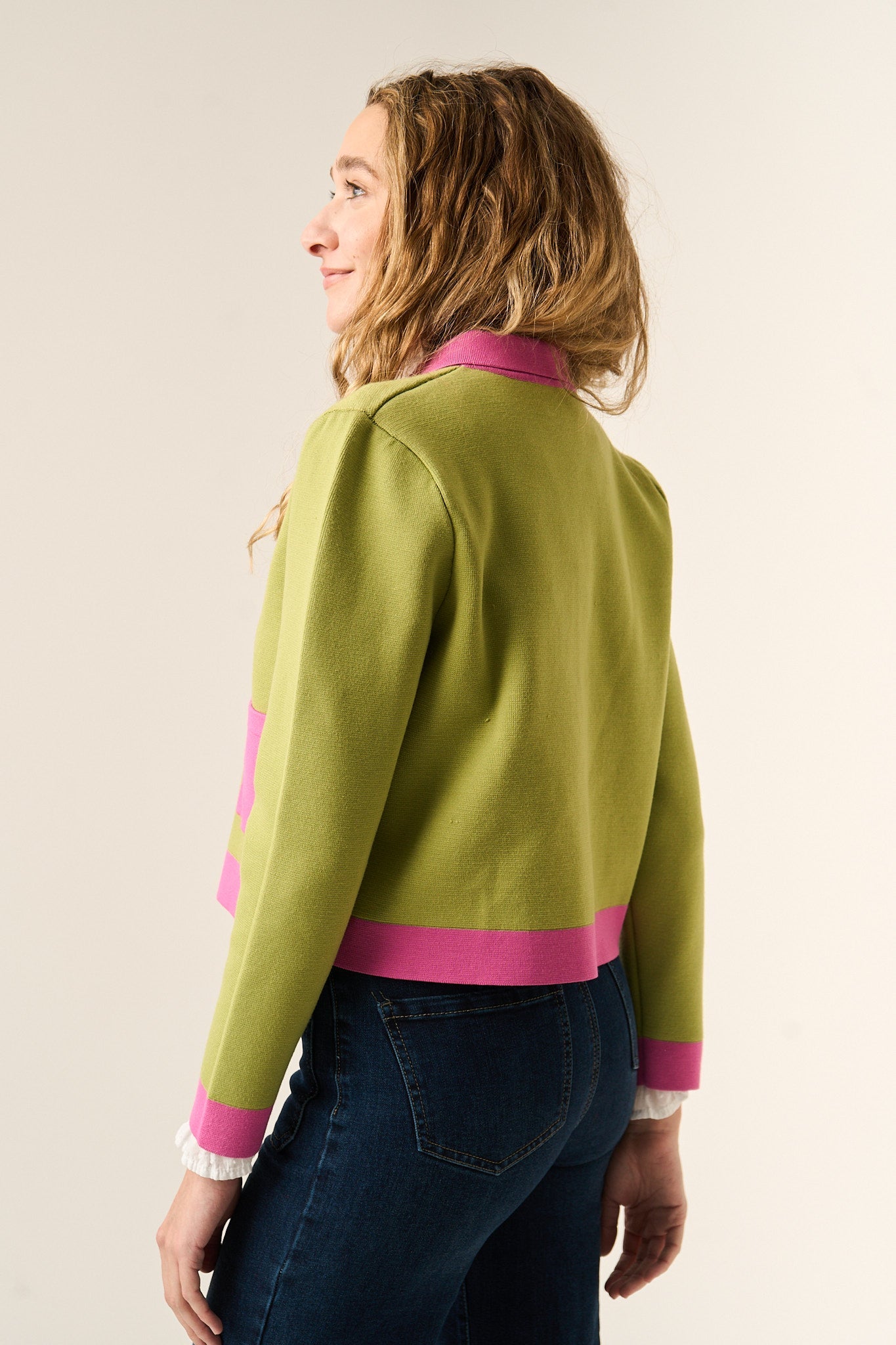 Cardigan verde dalia