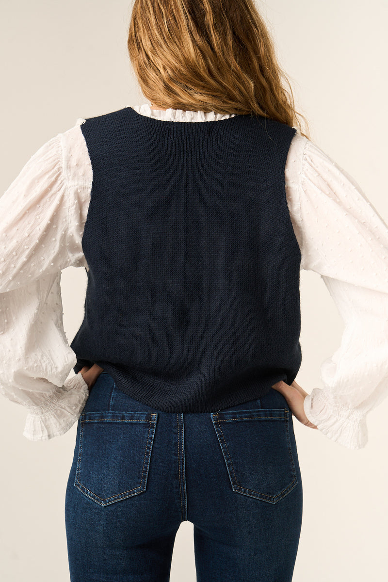 Gilet con punto marino - Mind Traveler