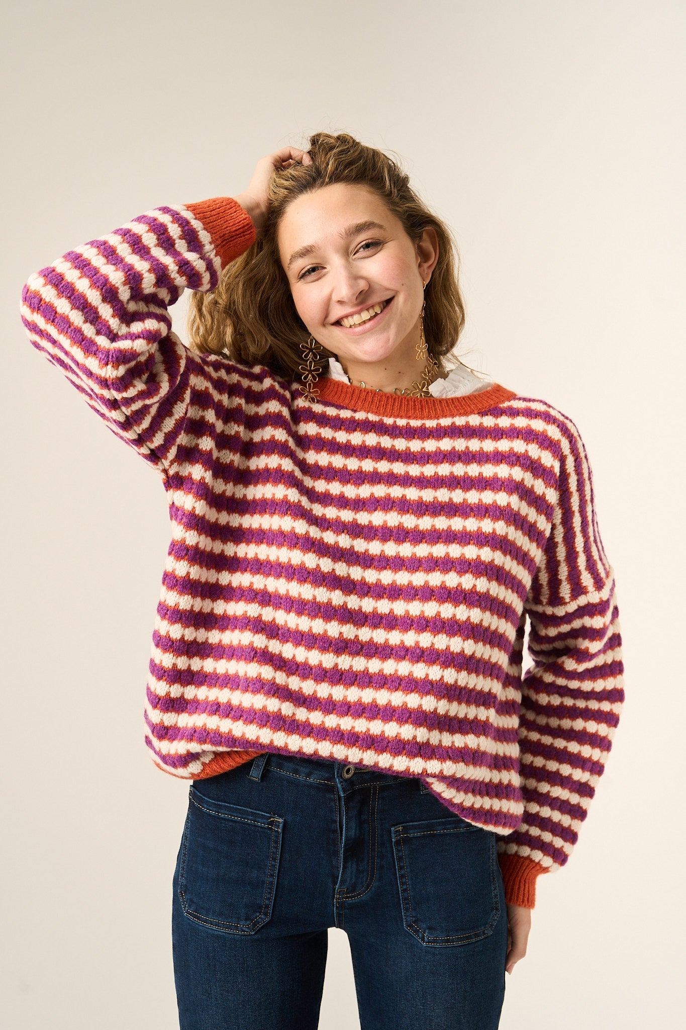 Maglia arancione Cler