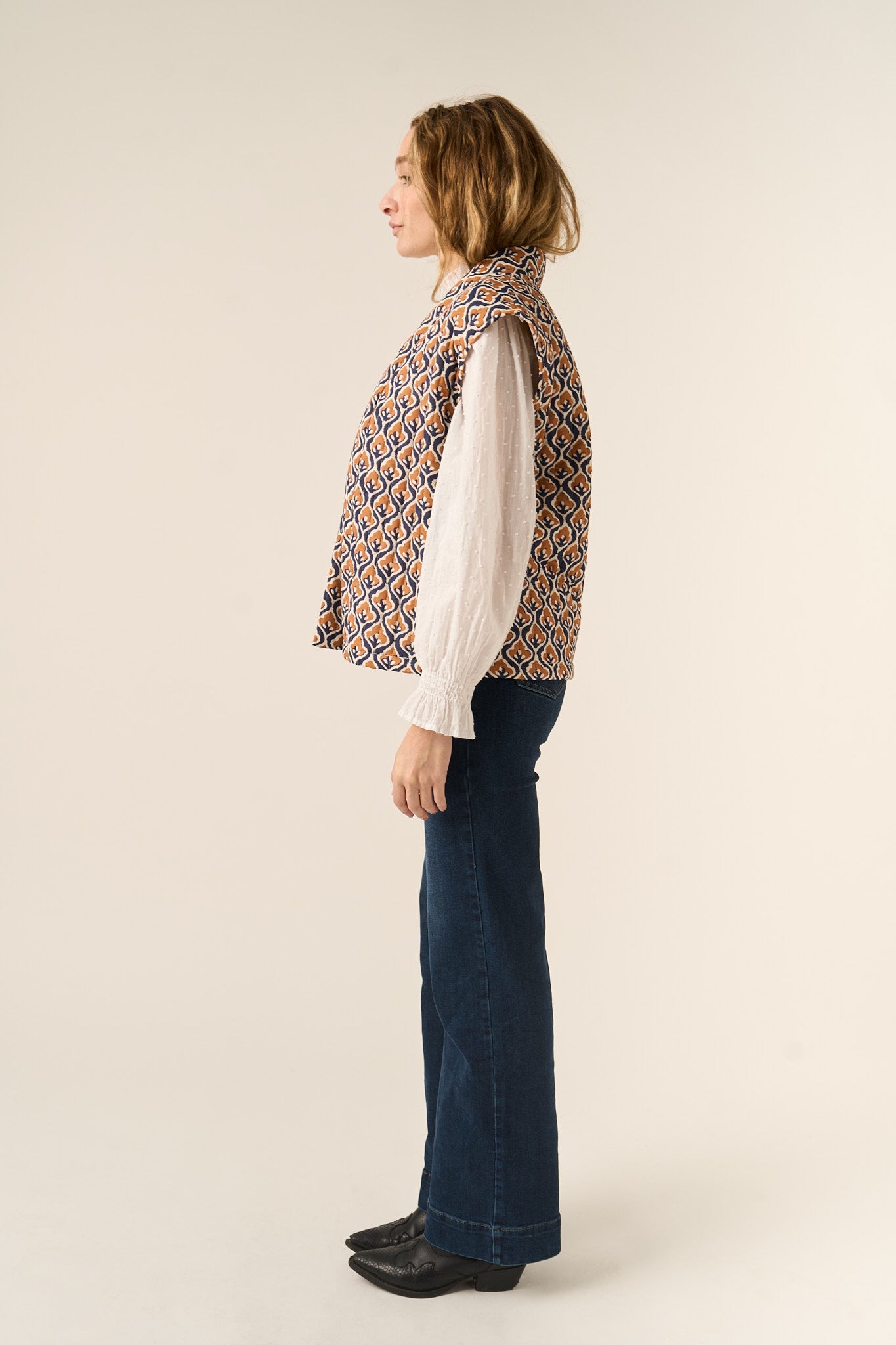 Gilet Lúa beige