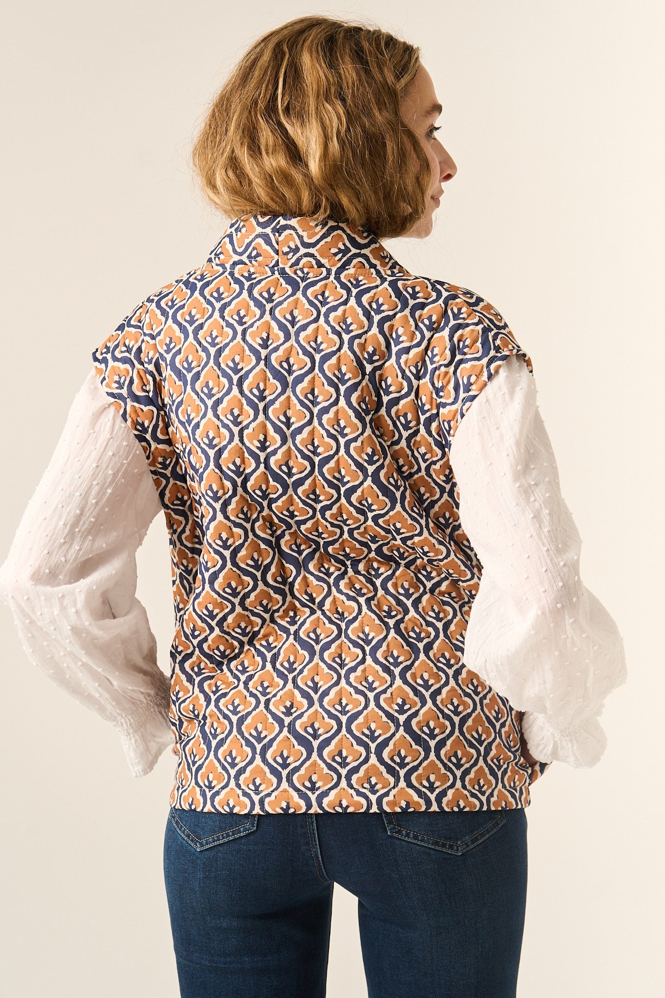 Gilet Lúa beige
