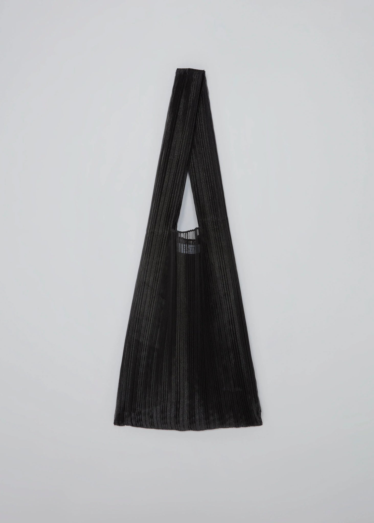 Borsa tote in organza - Nera